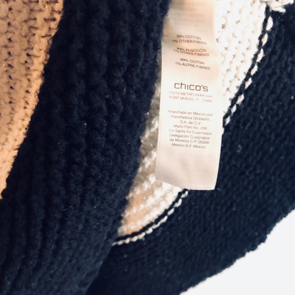 ❤️ Chico’s Color - Block Pullover Sweater - Picture 5 of 8
